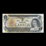 Canada, Bank of Canada, 1 dollar : 1973