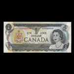 Canada, Bank of Canada, 1 dollar <br /> 1973