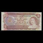 Canada, Bank of Canada, 2 dollars <br /> 1974