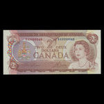 Canada, Bank of Canada, 2 dollars <br /> 1974