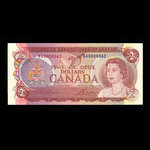 Canada, Bank of Canada, 2 dollars <br /> 1974