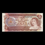 Canada, Bank of Canada, 2 dollars <br /> 1974