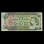 Canada, Bank of Canada, 20 dollars <br /> 1969