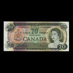 Canada, Bank of Canada, 20 dollars <br /> 1969