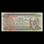 Canada, Bank of Canada, 100 dollars <br /> 1975