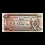 Canada, Bank of Canada, 100 dollars <br /> 1975