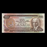 Canada, Bank of Canada, 100 dollars <br /> 1975