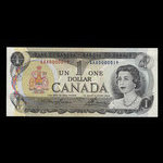 Canada, Bank of Canada, 1 dollar <br /> 1973