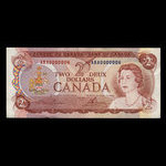 Canada, Bank of Canada, 2 dollars <br /> 1974