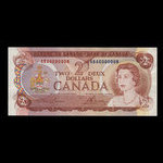 Canada, Bank of Canada, 2 dollars <br /> 1974