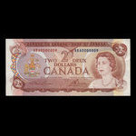 Canada, Bank of Canada, 2 dollars <br /> 1974