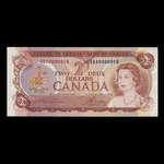 Canada, Bank of Canada, 2 dollars <br /> 1974