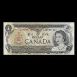 Canada, Bank of Canada, 1 dollar <br /> 1973