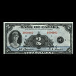 Canada, Bank of Canada, 2 dollars <br /> 1935