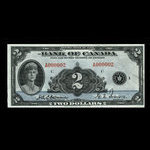 Canada, Bank of Canada, 2 dollars <br /> 1935