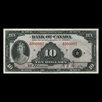 Canada, Bank of Canada, 10 dollars <br /> 1935