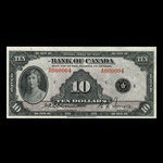 Canada, Bank of Canada, 10 dollars <br /> 1935