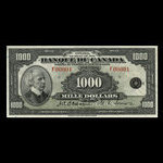 Canada, Bank of Canada, 1,000 dollars <br /> 1935