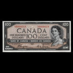 Canada, Bank of Canada, 100 dollars <br /> 1954