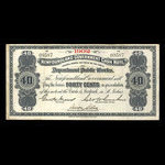 Canada, Newfoundland - Department of Public Works, 40 cents <br /> 1902