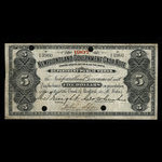Canada, Newfoundland - Department of Public Works, 5 dollars <br /> 1907