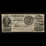 Canada, Commercial Bank of Montreal, 10 dollars <br /> September 1, 1835