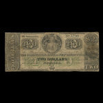 Canada, Commercial Bank of New Brunswick, 2 dollars <br /> November 1, 1860