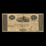 Canada, Montreal Bank, 1 dollar <br /> July 7, 1821