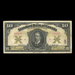 Canada, Standard Bank of Canada, 10 dollars <br /> January 2, 1919