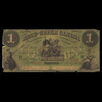 Canada, Bank of Upper Canada (York), 1 dollar <br /> July 1, 1859