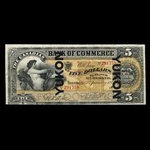 Canada, Canadian Bank of Commerce, 5 dollars <br /> January 2, 1892