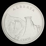 Canada, Elizabeth II, 25 cents <br /> June 4, 1992