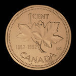 Canada, Elizabeth II, 1 cent <br /> 1992