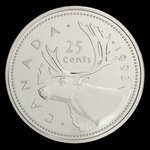Canada, Elizabeth II, 25 cents <br /> 1993