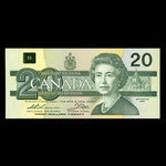 Canada, Bank of Canada, 20 dollars <br /> 1991