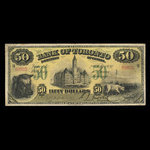 Canada, Bank of Toronto (The), 50 dollars <br /> February 2, 1920