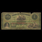 Canada, Bank of Montreal, 1 dollar <br /> January 3, 1859