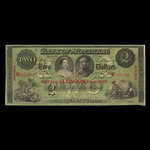 Canada, Bank of Montreal, 2 dollars <br /> January 3, 1859