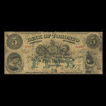 Canada, Bank of Toronto (The), 5 dollars <br /> July 1, 1890