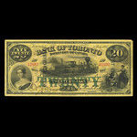 Canada, Bank of Toronto (The), 20 dollars <br /> July 1, 1887