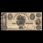 Canada, Bank of Upper Canada (York), 2 dollars <br /> June 5, 1838