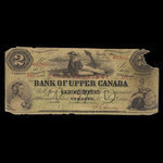 Canada, Bank of Upper Canada (York), 2 dollars <br /> January 1, 1861