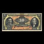 Canada, Banque Internationale du Canada, 10 dollars <br /> October 17, 1911