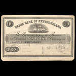 Canada, Union Bank of Newfoundland, 10 pounds <br /> April 5, 1854