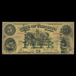 Canada, Bank of Toronto (The), 5 dollars <br /> July 1, 1890