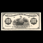 Canada, Canadian Bank of Commerce, 100 dollars <br /> January 2, 1906