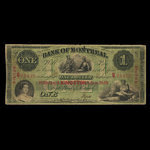 Canada, Bank of Montreal, 1 dollar <br /> January 2, 1859