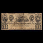 Canada, Cayuga Glass Manufacturing Co., 3 dollars <br /> January 1, 1844
