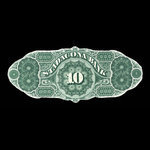 Canada, Stadacona Bank, 10 dollars <br /> April 2, 1874