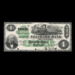 Canada, Standard Bank of Canada, 4 dollars <br /> November 1, 1876